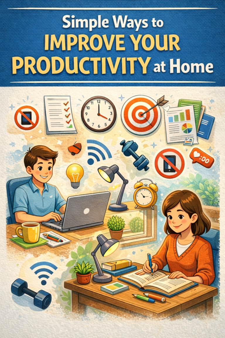 Simple Ways to Improve Your Productivity At Home