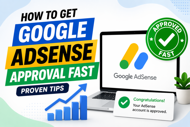 How to Get Google AdSense Approval Fast for Website Blog