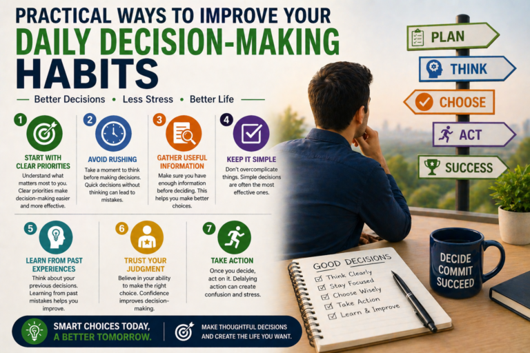 Practical Ways To Improve Your Daily Decision-Making Habits