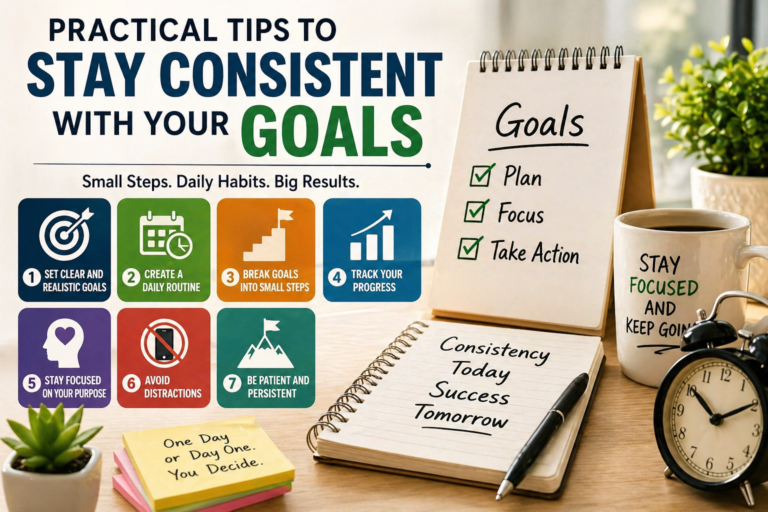 Practical Tips To Stay Consistent With Your Goals