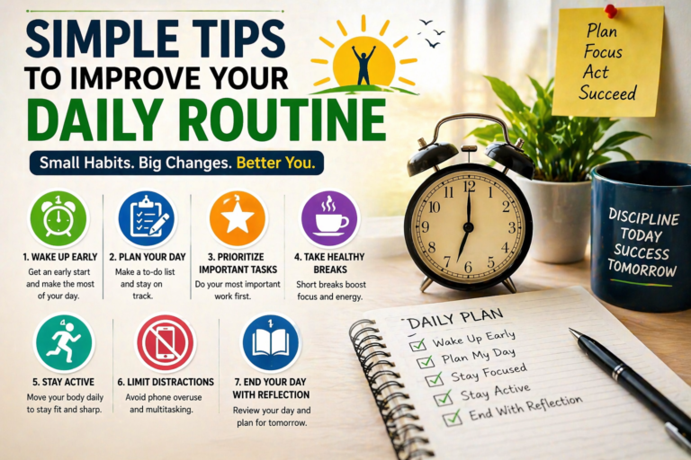 Simple Tips to Improve Your Daily Routine