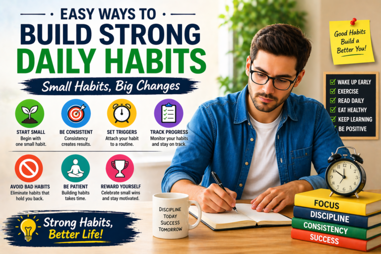 Easy Ways to Build Strong Daily Habits