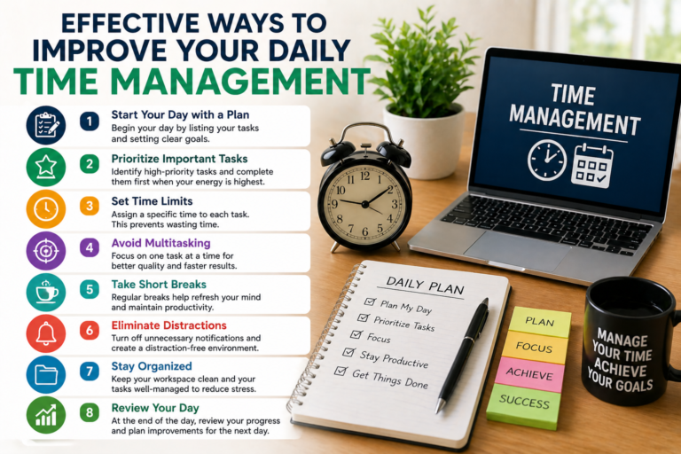 Effective Ways To Improve Your Daily Time Management