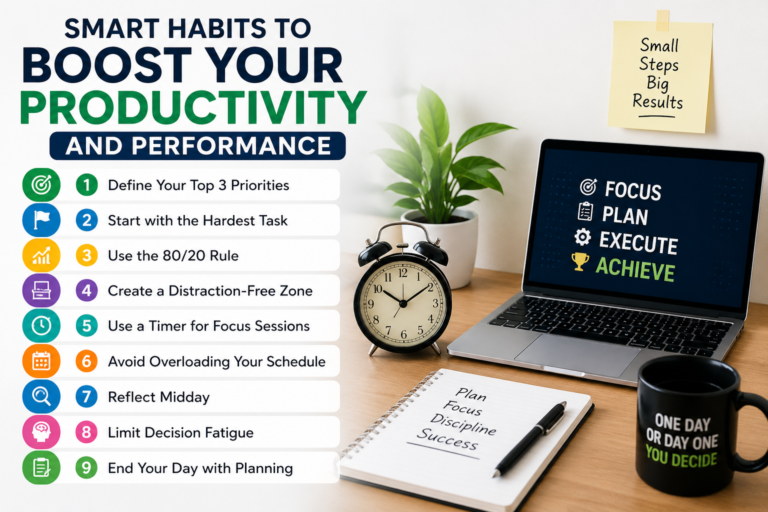 Smart Habits To Boost Your Daily Productivity And Performance
