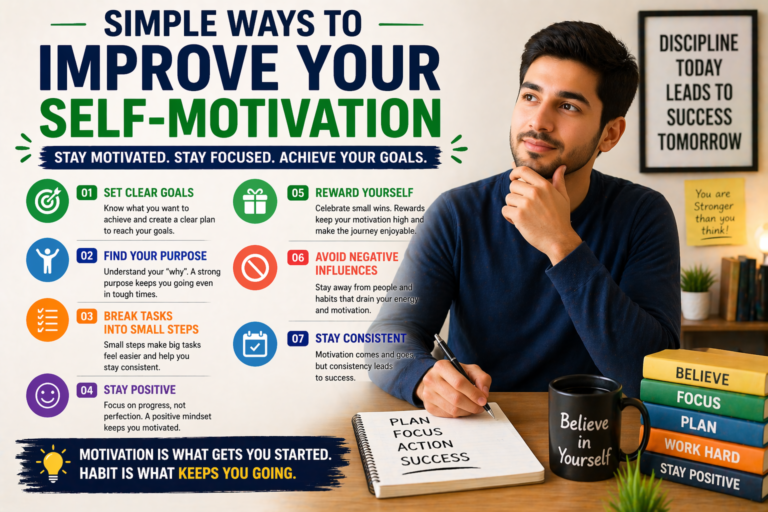 Simple Ways To Improve Your Self-Motivation