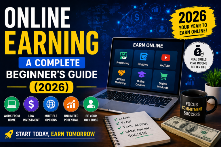 Online Earning A Complete Beginner’s Guide (2026)