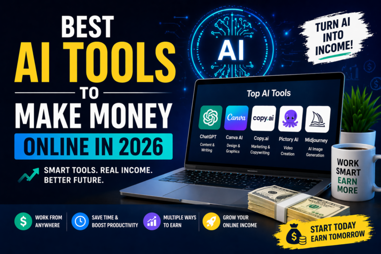 Best AI Tools for Making Money Online in 2026