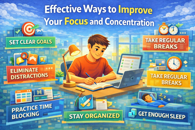 Effective Ways to Improve Your Focus and Concentration