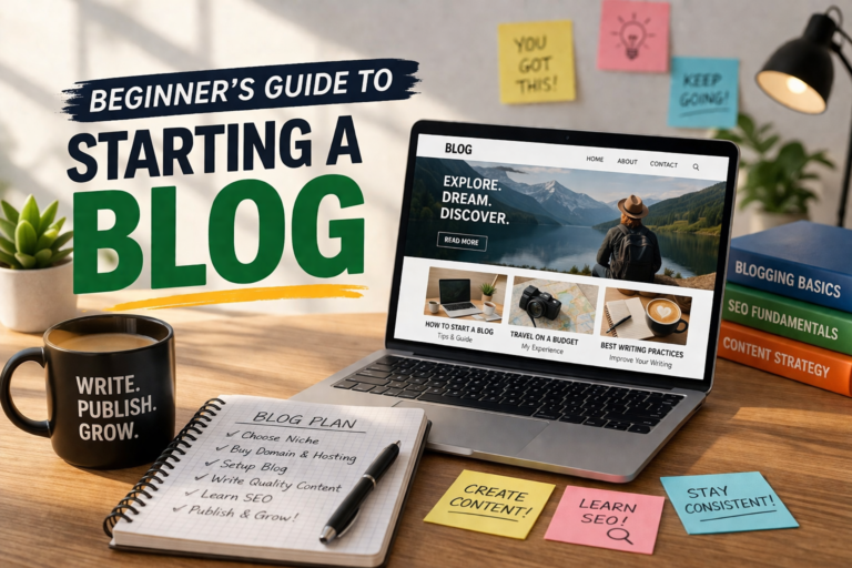Beginner’s Guide To Starting A Blog