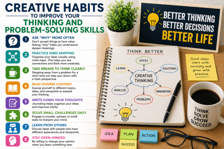 Creative Habits To Improve Your Thinking And Problem-Solving Skills