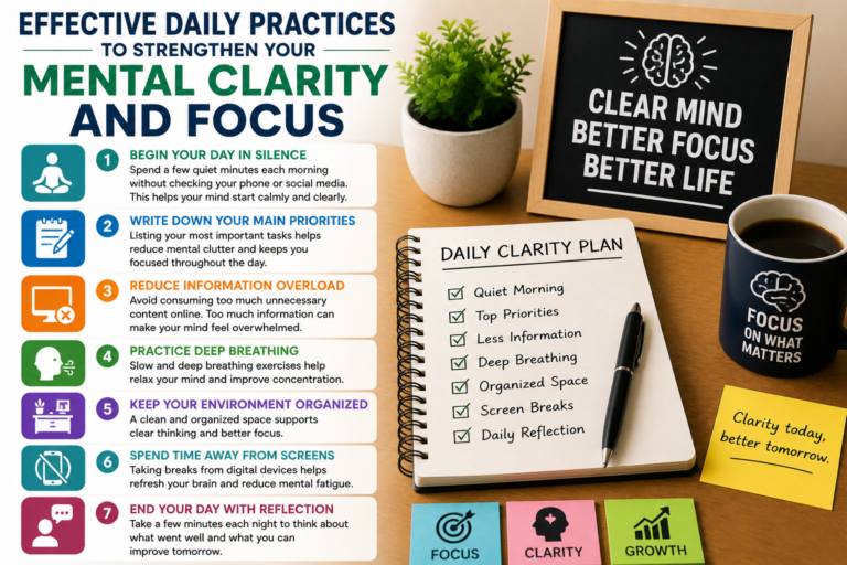 Effective Daily Practices To Strengthen Your Mental Clarity And Focus