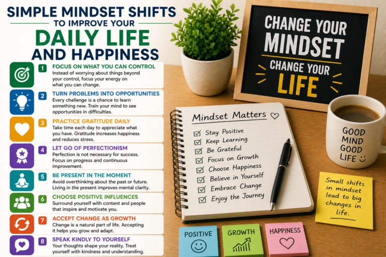 Simple Mindset Shifts To Improve Your Daily Life And Happiness