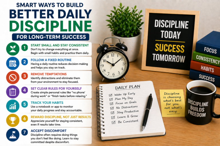 Smart Ways To Build Better Daily Discipline For Long-Term Success