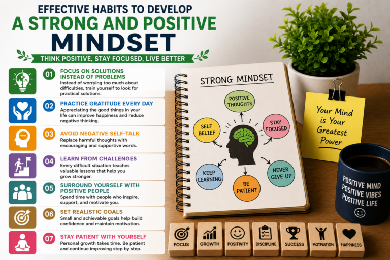 Effective Habits To Develop A Strong And Positive Mindset